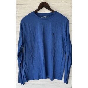 Nautica Long Sleeve T-shirt Men's Small Crew Neck Cotton Layering